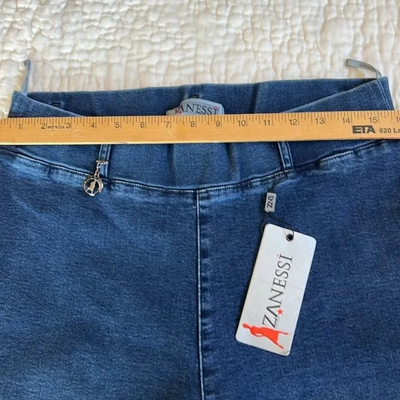 Zane’s Jean Pants L NWT Elastic Waist - Picture 8 of 15